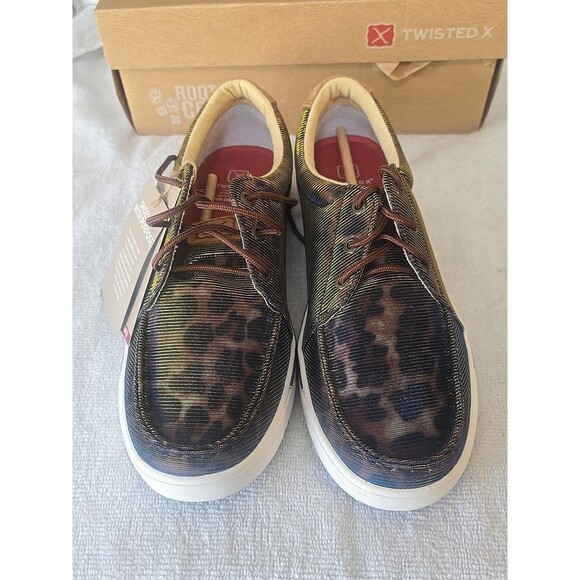 Twisted X Womens Animal Print Moc Toe Sneakers Size  9m     WCA0023 - Picture 1 of 12